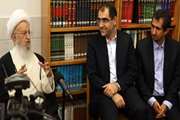 دیدار دکتر هاشمی با مراجع معظم تقلید