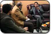 دیدار رئیس دانشگاه علوم پزشکی با معاون مطبوعات و تبليغات اداره کل ارشاد اسلامی استان قم 