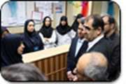 حضور دکتر هاشمی در مرکز آموزشی درمانی الزهرا(س)